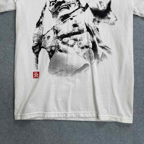 Encolor Hand Painted Designs T-Shirt Mens Small White‎ Cotton Graphic - Picture 9 of 10